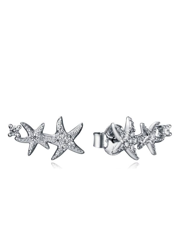 Pendientes Viceroy Trend de plata con estrellas de mar 61074E000-38