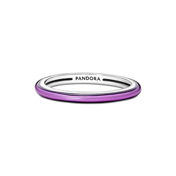 Anillo Pandora Mi Púrpura Impactante 199655C01