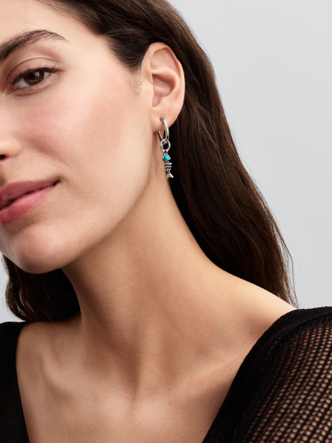 Charm Colgante Pandora Espina Pez Color Turquesa 793894C01 - Imagen 4