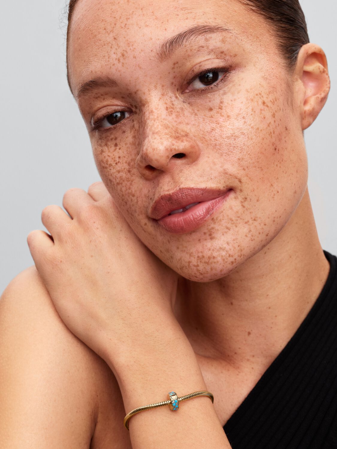 Charm de Clip Pandora Azul Agua 763902C01 - Imagen 4