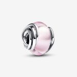 Charm de Cristal de Murano Rosa Envuelto PANDORA 793241C00