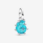 Charm Colgante Pandora Caracola de Cristal de Murano Azul 793900C01