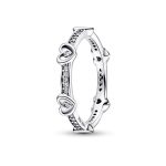 Anillo Pandora Corazones Radiantes Brillantes 192496C01
