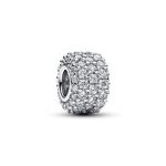 Charm Pandora Triple Fila Brillante en Pavé  792820C01