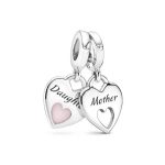 Charm Colgante Pandora Corazón Doble "Madre e Hija" 799187C01
