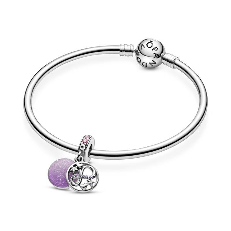 Charm Colgante Pandora Estrellas Brillantes y Corazón Infinito 798829C01 - Imagen 5