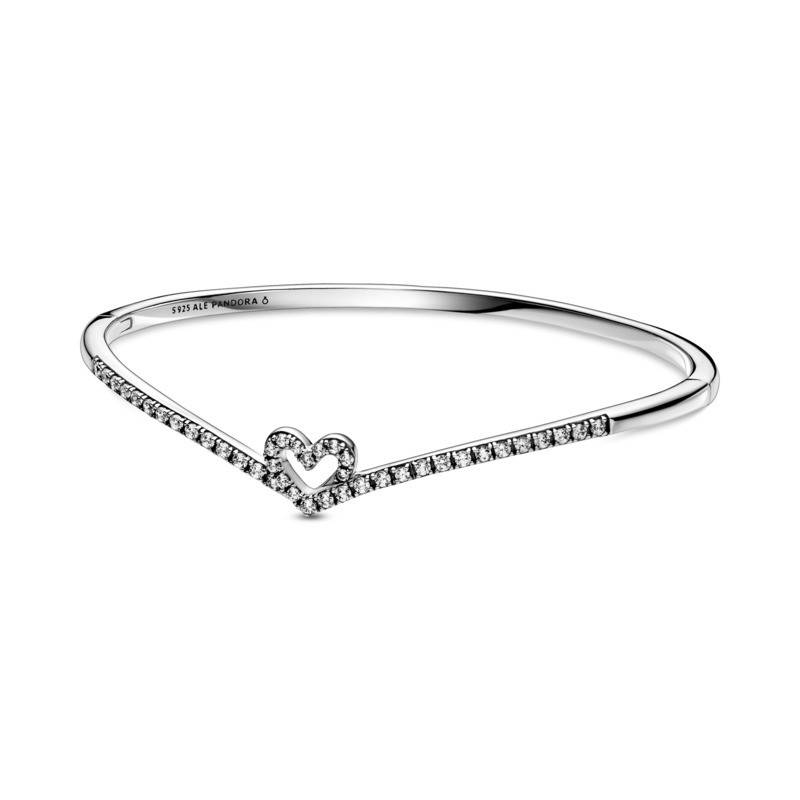 Pulsera Pandora Corazón Espumoso Brillante 599297C01 - Imagen 4