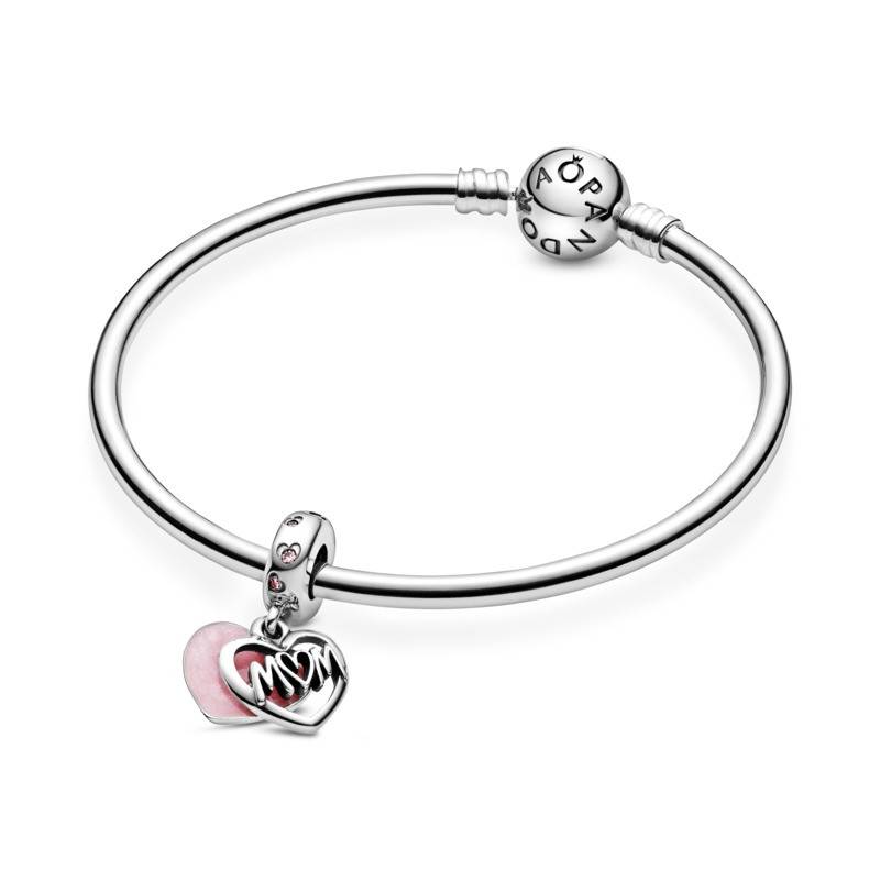 Charm Colgante Pandora Corazón Mum 798887C01 - Imagen 4