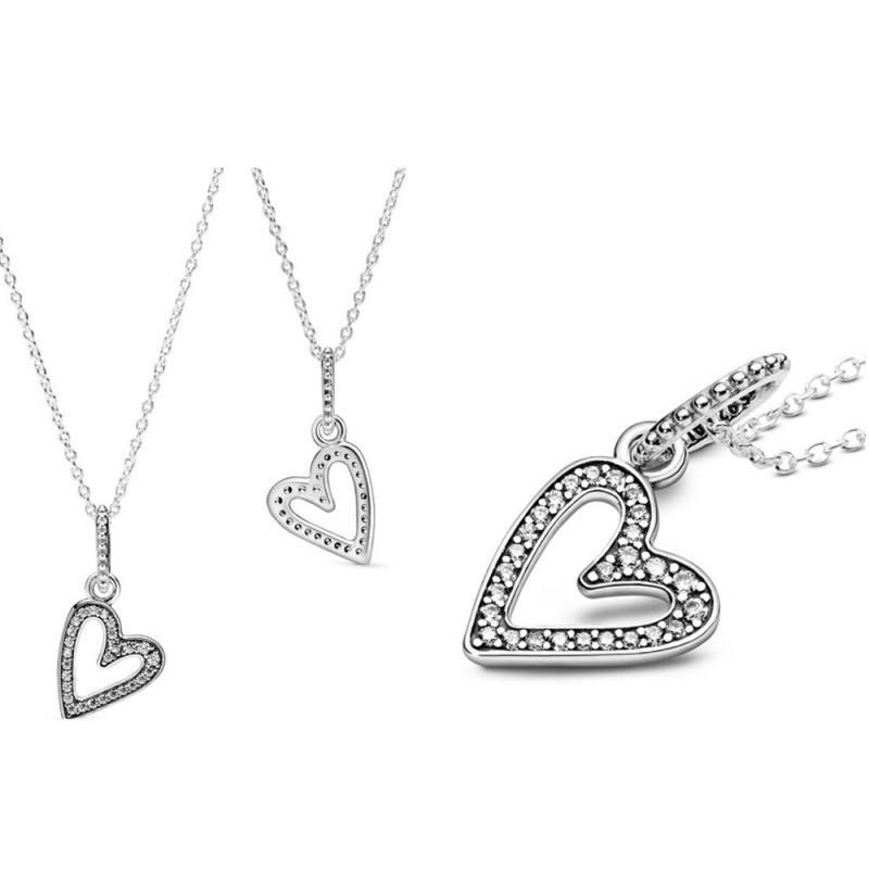 Collar Pandora Corazón Brillante 398688C01 - Imagen 3