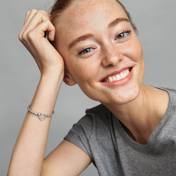 Pulsera Pandora Moments con Cierre de Corazón 599539C00 - Imagen 6