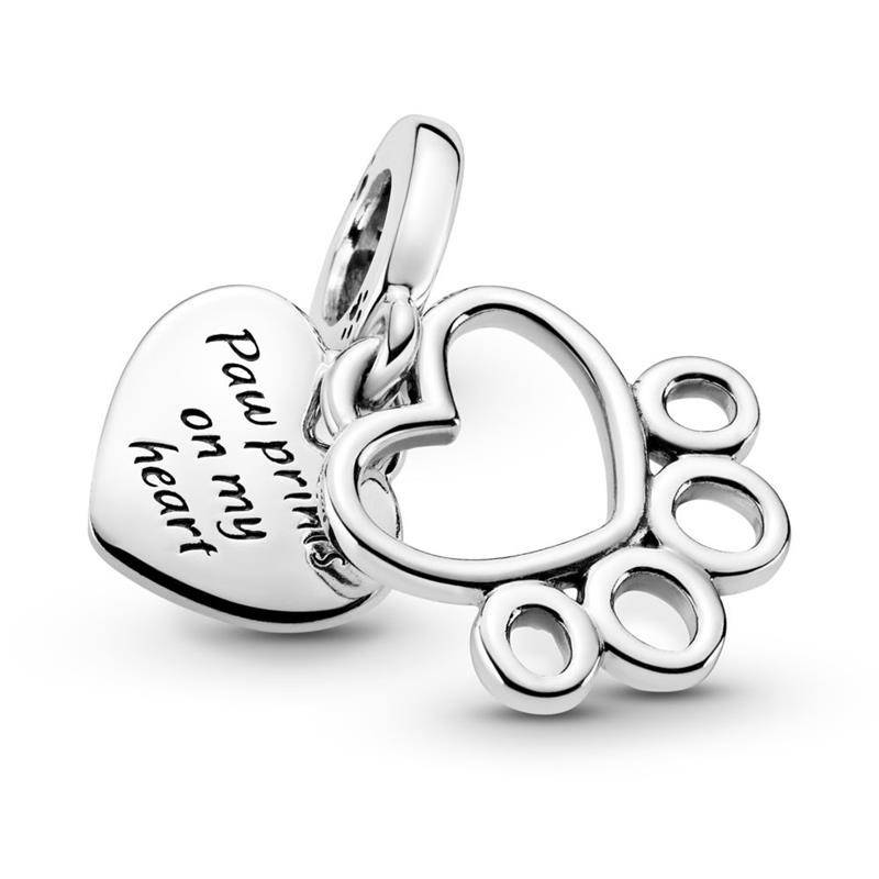 Charm colgante Pandora Corazones y Patas 799360C00 - Imagen 3