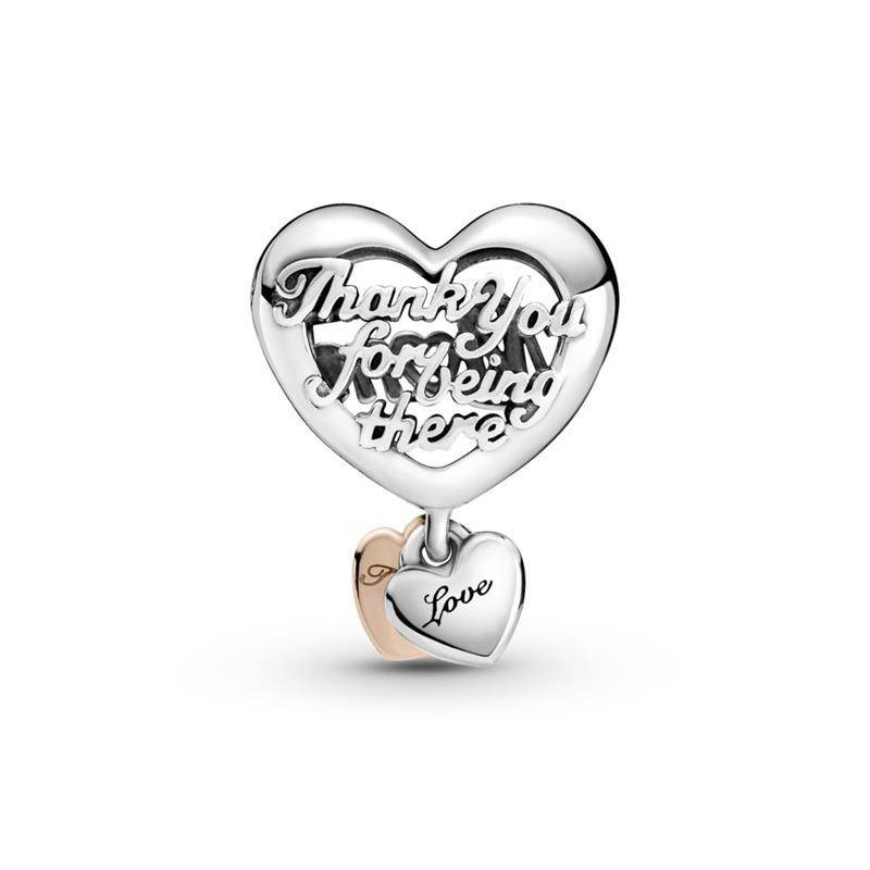 Charm Pandora Corazón Gracias Mamá 789372C00 - Imagen 3