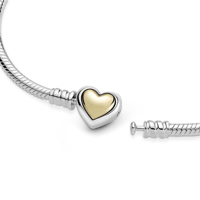 Pulsera Pandora Corazón Cúpula Dorada 599380C00 - Imagen 4
