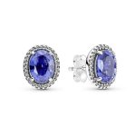 Pendientes de plata brillantes azul Pandora 290040C01