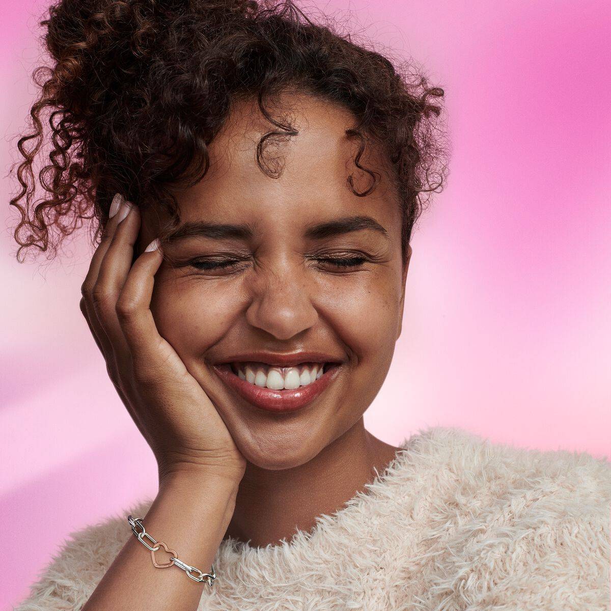 Conector Pandora Me Corazón Rosa 780081C00 - Imagen 4