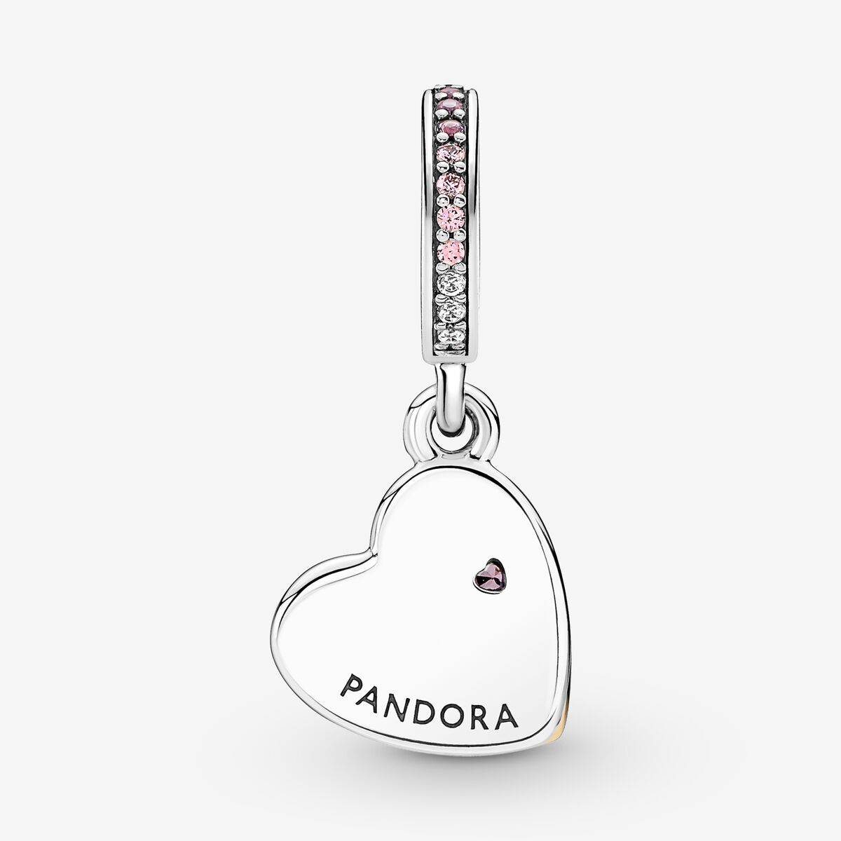 Charm Colgante Pandora Doble Corazones Infinitos Entrelazados 781020C01 - Imagen 4