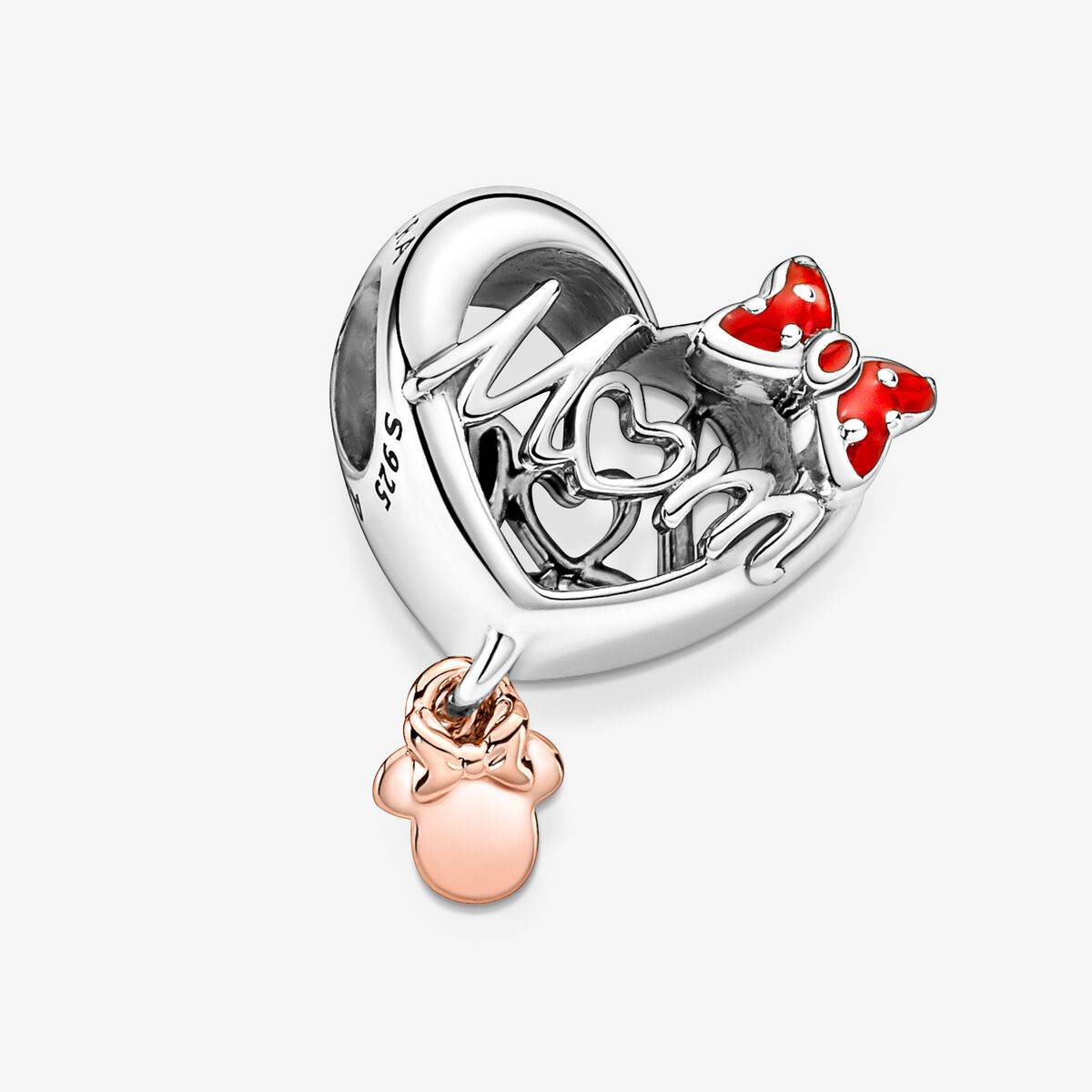 Charm Pandora Corazón Mamá Minnie Disney 781142C01 - Imagen 3