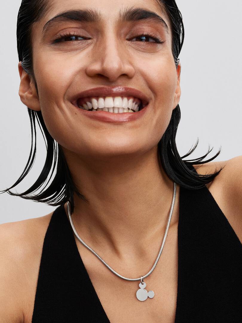 Colgante grabable Disney Mickey Mouse en plata de ley Referencia 793994C00 - Imagen 4