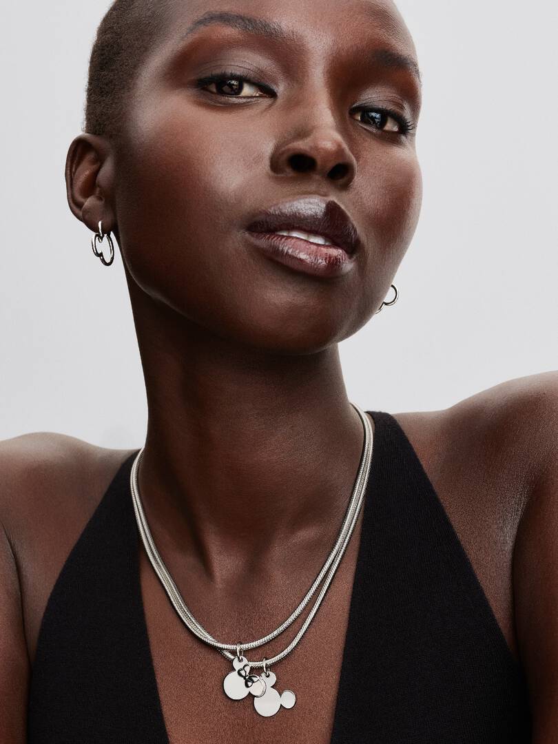 Colgante grabable Disney Mickey Mouse en plata de ley Referencia 793994C00 - Imagen 5