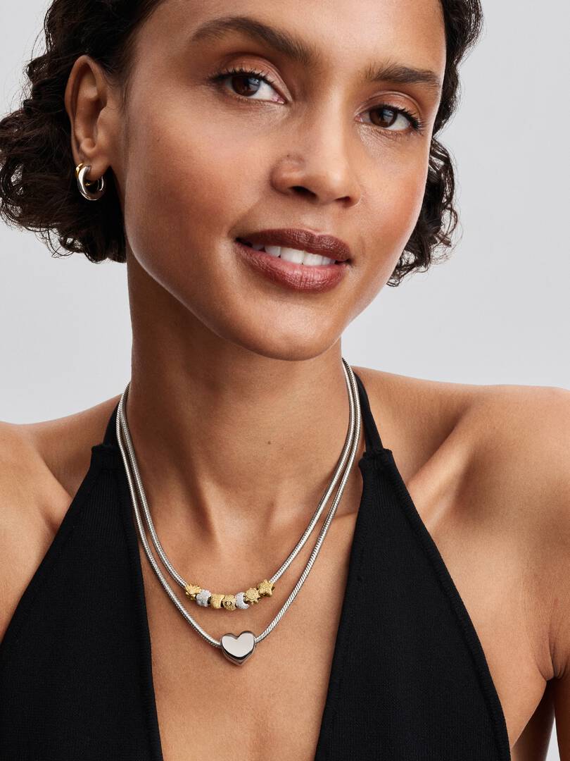 Mini Charm Pandora Huella Texturizada Plata Ley 794043C00 - Imagen 4