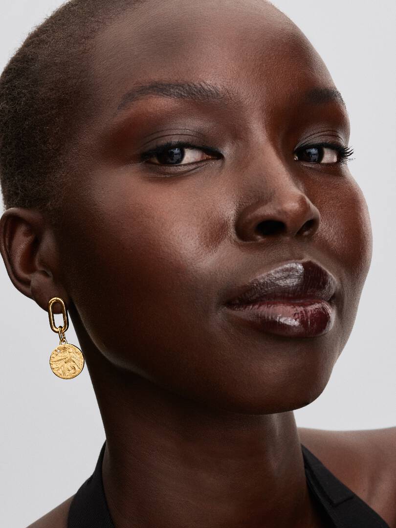 Medallón Pandora Golondrina Chapado en Oro de 14k - Imagen 6