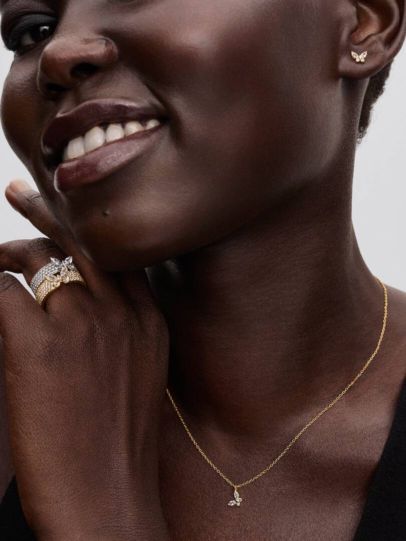 Collar Pandora Mariposa Circonitas - Imagen 3