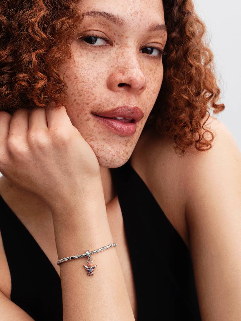 Charm colgante de jengibre Pandora Ángel 794247C01 - Imagen 6