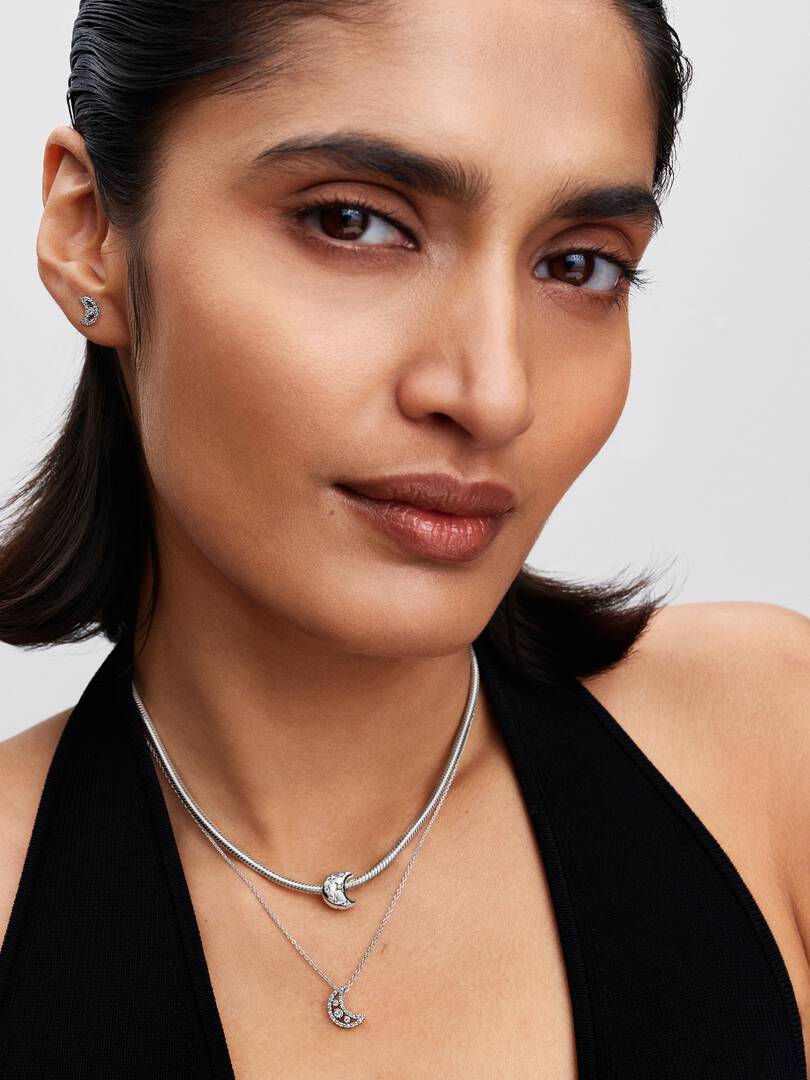 Collar luna creciente plata esterlina Pandora 394259C01 - Imagen 3