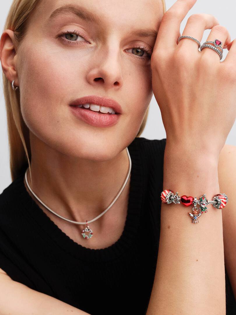 Charm Pandora árbol de Navidad plata 764248C01 - Imagen 4