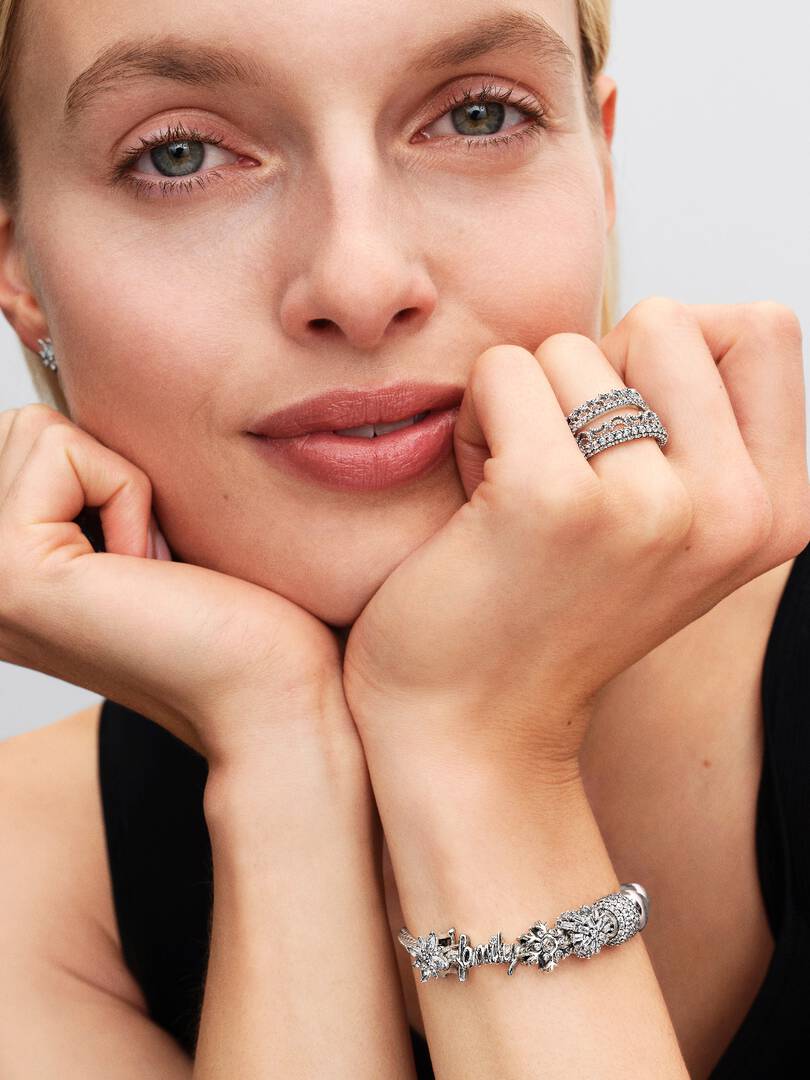 Charm Pandora corazón brillante plata 794240c01 - Imagen 4